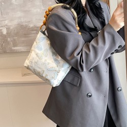 2024 new tide large -capacity bag female retro new Chinese style handbags are full of beautiful shoulder -shoulder armpit bag