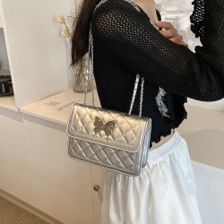 Niche Bow Linding Chain Female Bag Fashion Leisure Korean Edition Shoulder Bags Advanced Simplication Simple Handbag