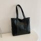 High face value, large -capacity bag female 2024 new Korean edition trendy versatile retro shoulder bag fashion tote bag cross -border