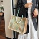 Korean version of high -value literary cotton and linen women's bag large -capacity ins, wind pearl bags, fashion work, commute handbag