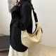 Dumpling bag female 2024 new leisure retro shoulder bag wild crossbody travel large -capacity crescent bag foreign trade