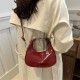 South Korean niche hand -crescent moon bag female 2024 new trendy fashion underarms bag niche shoulder mesengers bag foreign trade