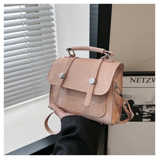 2024 Spring and Summer New Fashion Western Shoulder Bags Large -capacity Trends, Simple texture, temperament meseper small square bag