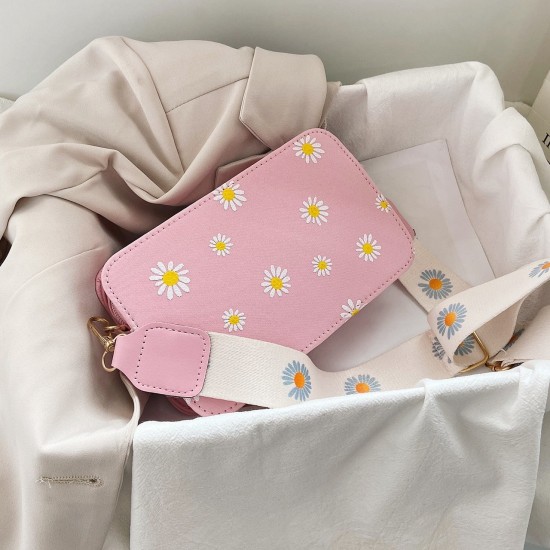 Little daisy flower bag female 2024 new fashion new fashion versatile shoulder bag foreign gas meseped mesengers wholesale