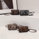 Niche design temperament leopard print bag female 2024 new autumn and winter retro high -end mini -shoulder bag small bag