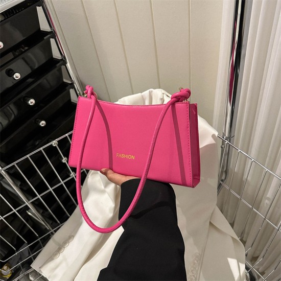 Cross -border solid color versatile small square bag female new fashion high -level sensor choppy shoulder bag trendy foreign gas oblique crossbag tide