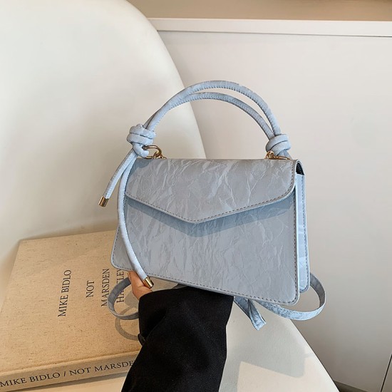 Retro Yangshi Shoulder Bag 2024 New Women's Korean Pure Color Fashion Simple Body Fang Bags Bag Women's Bag