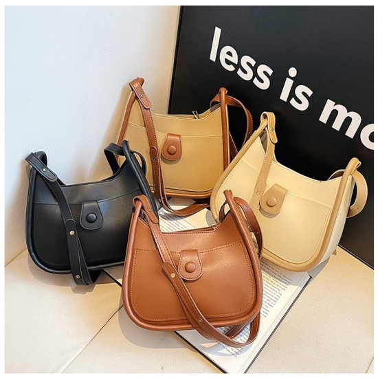 Women's Body Bag Female 2024 New Fashion Retro Axillary Bags French Small Shoulder Bar Bag