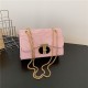 Fashion temperament versatile oblique cross -shoulder bag 2024 summer new niche square bag texture commute solid color women's bag