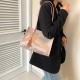 New Chinese national style retro bag female 2024 new tide large capacity jet shoulder bag fashion minimalist tote bag