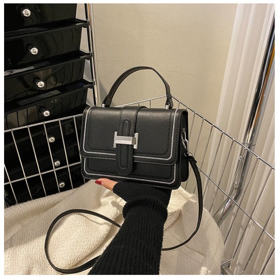 2024 new high -quality handbags, simple retro and exquisite small square bag women's fashion versatile shoulder mesengers