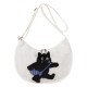 Cartoon Cat Girl Velvet Crossbody Bag Cute Soft Girl Bag Female Simple and Permanent Leisure Dumpling Bag Foreign Trade