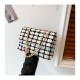 2024 new fashion plaid casual large -capacity bag women's handbags shoulder tilted cross -bag cross -bag commuting trend women's bag