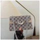 Korean version of the underarms 2024 new texture fashion letters printing handbag Personal shoulder mesengers small bag