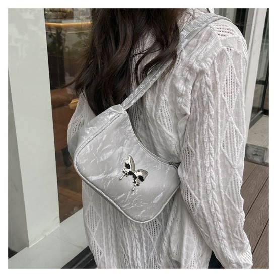 2024 new fashion butterfly underarms bag female summer trend shoulder bag travel commute versatile crossbody bag