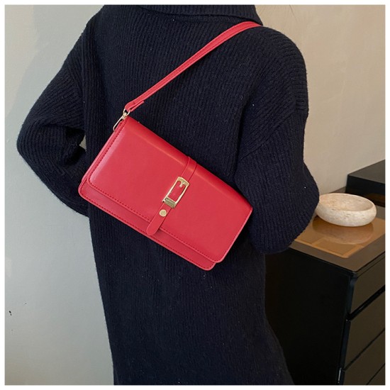 2024 new personalized Korean version of foreign temperament, underarms, small square bag custom women's fashion, simple temperament shoulder bag