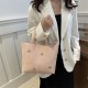 Leisure and commuting large -capacity bag female 2024 new high -end sensor -style shoulder bag college student class Tot bag