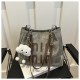 Aesthetic fashion, simple commuting Tot bag 2024 autumn and winter new high face value retro daily shoulder handbags