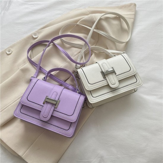 2024 new high -quality handbags, simple retro and exquisite small square bag women's fashion versatile shoulder mesengers