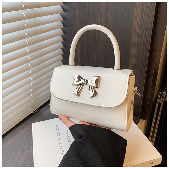 New fashion bag female cute bow shoulder bag wild Korean handbag girl mobile phone bag messenger bag