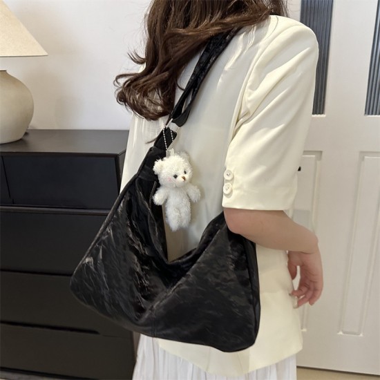 Large -capacity Beautiful Personalized Dumpling Pack Vocal Ms. Commodity Axillary Axillary Simple Body Simple Shoulder Bag