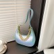 Summer trend new underarm bag retro fashion minimalist shoulder bag chain, personality gradient color handbody bag