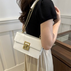 Simplicity small bag female 2024 summer new niche versatile small handbags fashion chain fashion chain shoulder mesengers bag