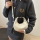 South Korean niche hand -crescent moon bag female 2024 new trendy fashion underarms bag niche shoulder mesengers bag foreign trade