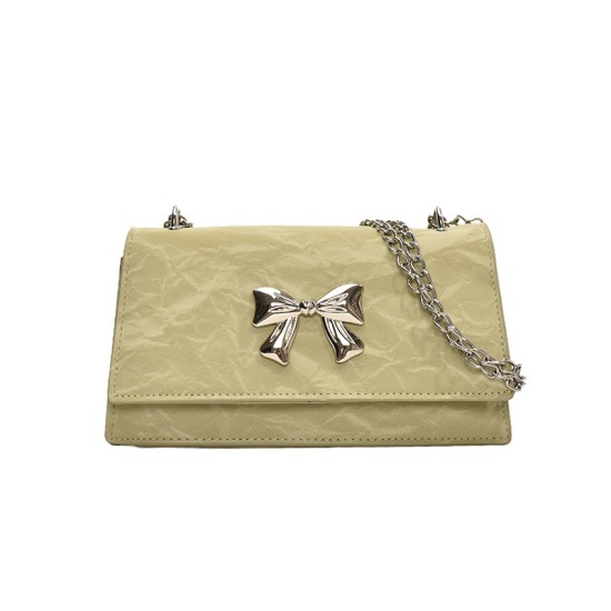 Fashion trend small square bag ins High -value butterfly knot bag