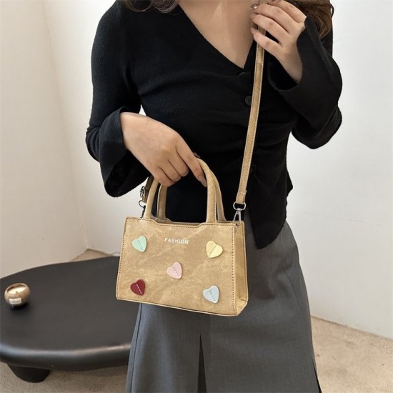 Bag female 2024 New Mori Small Fresh Women's Shoulder Bags Ins texture, fashion niche love handbag