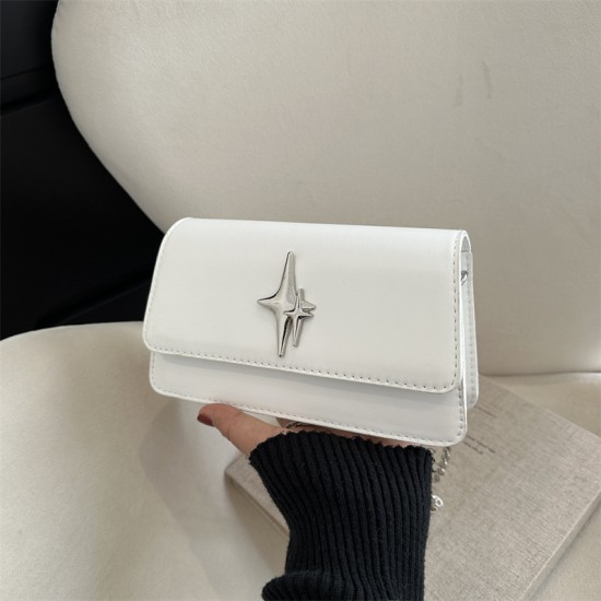 Xiaofangbao Niche Design Soft Leather Shoulder Bags 2024 New Western A sense of Fashion Chain Axillary Bags Bringing Body Bag