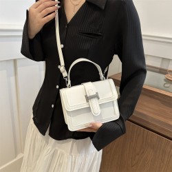 2024 spring and summer new Korean version of the handbag women's retro fashionable shoulder small square meter qi feeling contrasting meseper