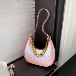 Summer trend new underarm bag retro fashion minimalist shoulder bag chain, personality gradient color handbody bag