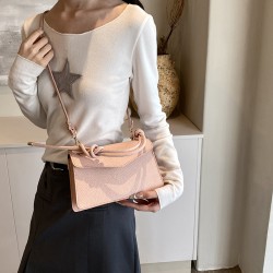 Advanced texture foreign bag handbag 2024 new fashion fashionable shoulder small square bag crossbody bag cross -border