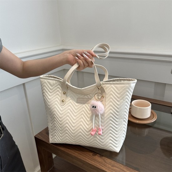 2024 new work texture commute hand -made big bag Korean version of women's shoulder axillary bags Back -to -Ulin bag foreign trade