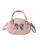 2024 new high -end sense spring and summer wild -shoulder messenger bag, butterfly knot handbag texture exquisite square bag