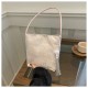 Summer fashion silk shoulder bag women's bag 2024 new trend design bucket bag fashion armpit messenger bag