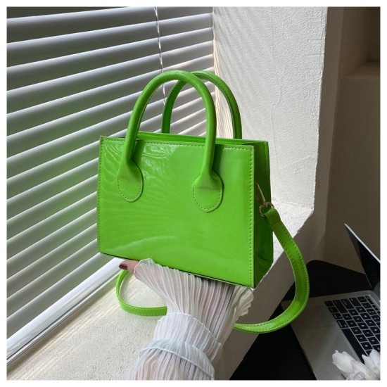 2024 spring and summer new messenger bag candy color handbags small square bag minimalist bag women's casual shoulder bag