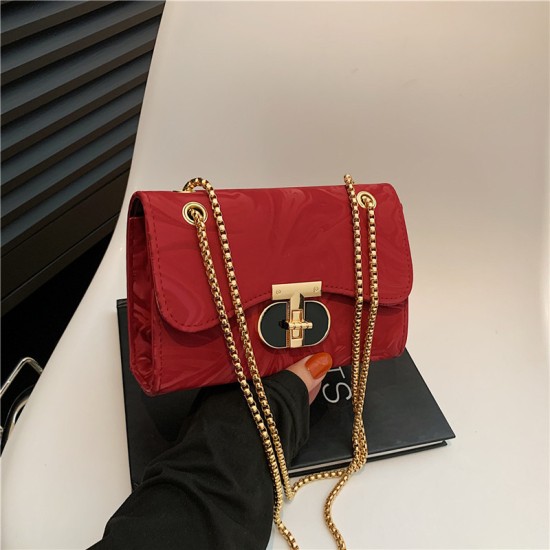 Fashion temperament versatile oblique cross -shoulder bag 2024 summer new niche square bag texture commute solid color women's bag