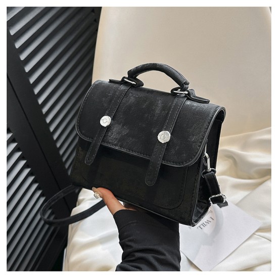 2024 Spring and Summer New Fashion Western Shoulder Bags Large -capacity Trends, Simple texture, temperament meseper small square bag