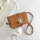 This year's popular new ladies commute small bag 2024 Summer foreign pure color simple shoulder messenger small bag