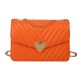 This year's popular women's bag 2024 new texture Lingge embroidery line chain retro love shoulder messenger small bag