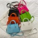 2024 spring and summer new messenger bag candy color handbags small square bag minimalist bag women's casual shoulder bag