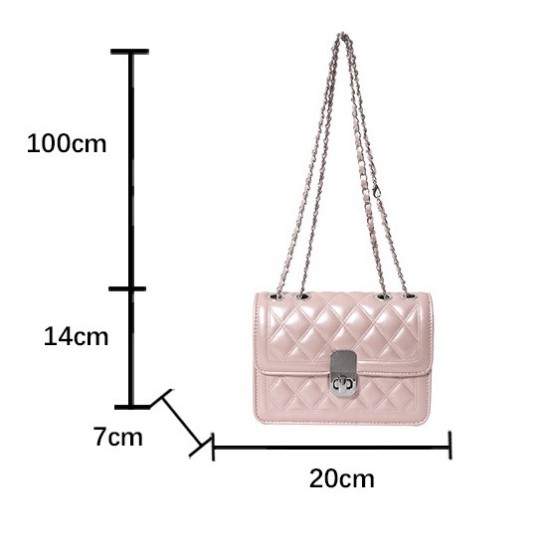 2024 new net red leisure diamond square bag small incense chain bag trend fashion beautiful shoulder bag