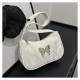 2024 new fashion butterfly underarms bag female summer trend shoulder bag travel commute versatile crossbody bag