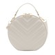 New fashion casual personality messenger bag Korean version shell diamonds simple small round bag foreign pure color retro handbag