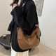 Dumpling bag female 2024 new leisure retro shoulder bag wild crossbody travel large -capacity crescent bag foreign trade