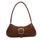 Advanced retro armpit bag female 2024 new trendy fashion, simple shoulder bag daily versatile commuting square bag