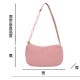 Core velvet chain Shoulder bag female 2024 new fashion lightweight underarms bag retro ancient trendy handbag women's bag