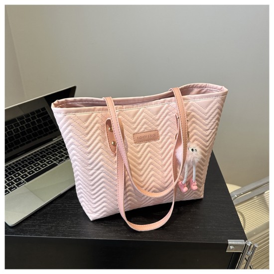 2024 new work texture commute hand -made big bag Korean version of women's shoulder axillary bags Back -to -Ulin bag foreign trade